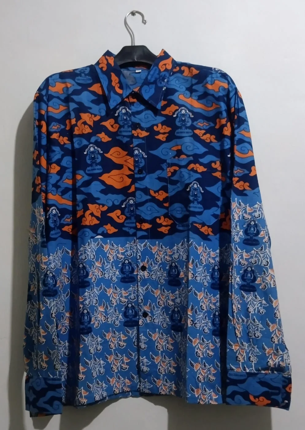 Baju batik motif custom tampak depan produksi JAP Solusindo